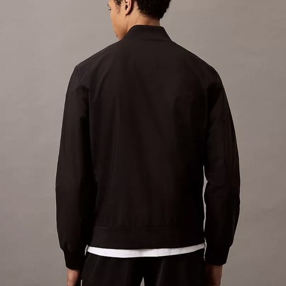 Calvin Klein CK Bomber Zip Black Jacket - Picture 5 of 11